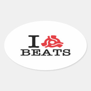 Adesivo Oval Mim 45 batidas do adaptador