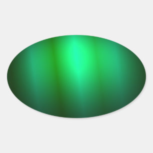 Adesivo Oval Modelo de Vazio de Cor Verde Verde Personalizada d