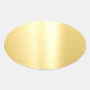 Adesivo Oval Modelo Elegante Glamour Branca Dourado Falso Cláss