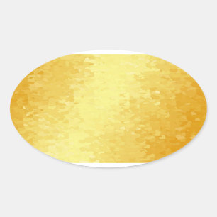 Adesivo Oval Modelo em Branco Glamour Olhar Dourado Corações