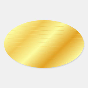 Adesivo Oval Modelo em Branco Moderno Elegante Olhar Dourado Te