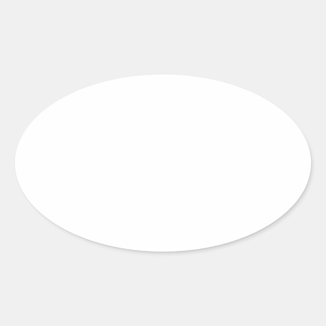 Adesivo Oval Modelo VAZIO adicionar imagem de texto Cor DIY Dot (Frente)