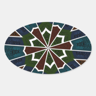 Adesivo Oval Modern Sari