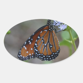 Adesivo Oval Monarch Butterfly na série Butterfly da LellO