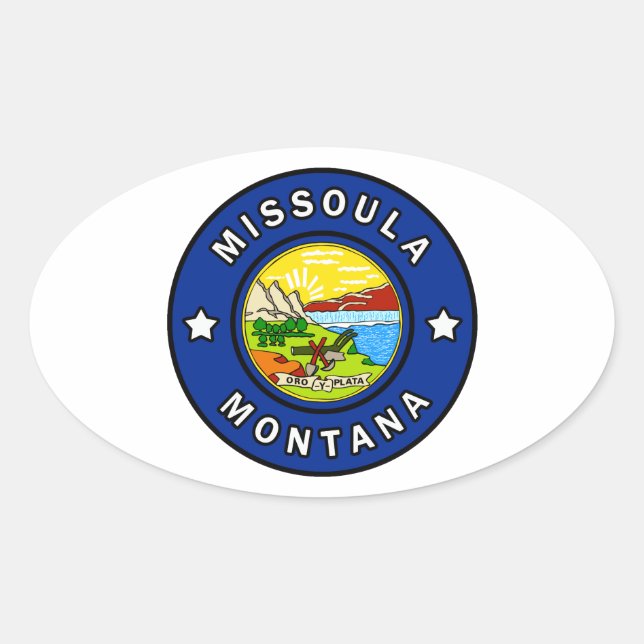 Adesivo Oval Montana (Frente)