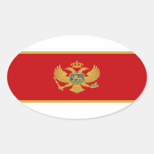 Adesivo Oval Montenegro