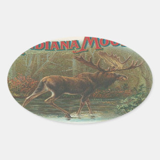 Adesivo Oval Moose