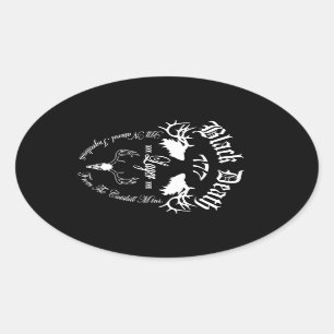 Adesivo Oval Morte Negra 777 - Lagarta-Montanha Catability