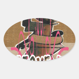 Adesivo Oval Mulheres e crianças A vida não é justa; acostume-s