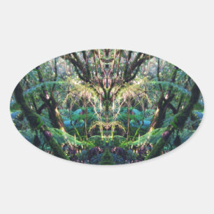 Adesivo Oval Mystical