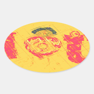 Adesivo Oval Nakupenda - Eu Amo Um Texto De Palavra Swahili Sig