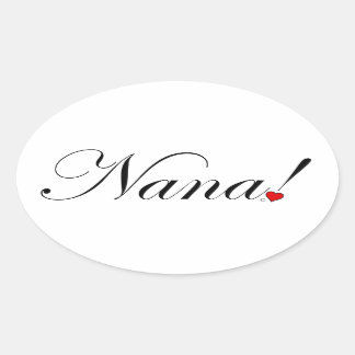 Adesivo Oval Nana!