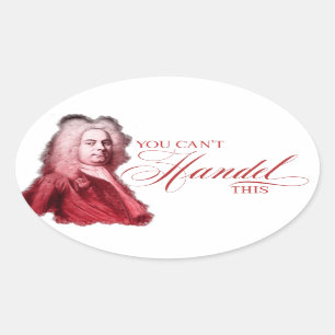 Adesivo Oval Não é possível manusear este Pun Clássico do Compo