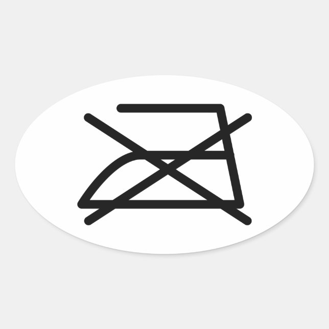 ADESIVO OVAL NÃO FERRO! (Frente)