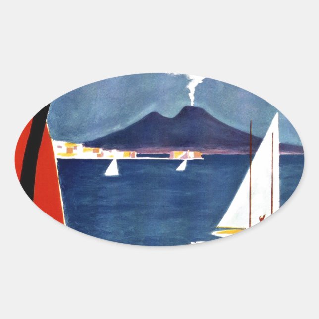 Adesivo Oval Napoli (Frente)