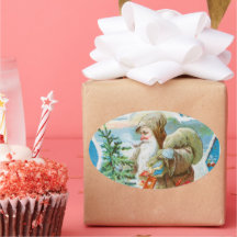 Natais vintages papais noeis de neve