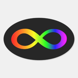 Adesivo Oval Neurodivergent