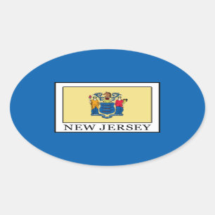 Adesivo Oval New-jersey