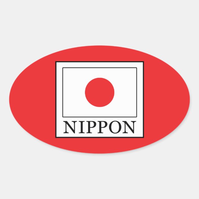 Adesivo Oval Nippon (Frente)