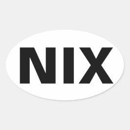 ADESIVO OVAL NIX