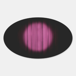 Adesivo Oval No fundo da cortina do Palco do Spotlight Center
