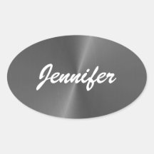 Nome personalizado do metal falso brilhante para c