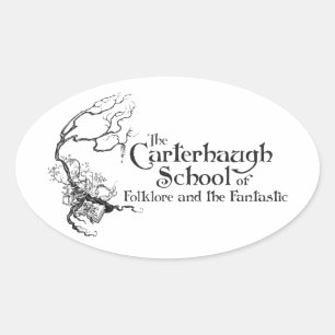 Adesivo Oval Novo logotipo da escola Carterhaugh