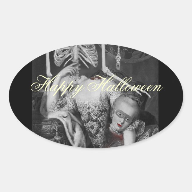 Adesivo Oval O Retrato (Frente)