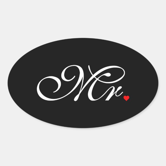 Adesivo Oval O Sr. Marido Culpou A Sua Nova Semana (Frente)