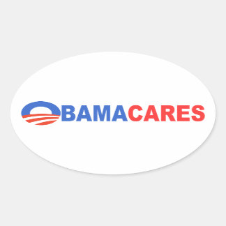 Adesivo Oval Obama Cares
