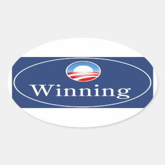 Adesivo Oval Obama Sticker