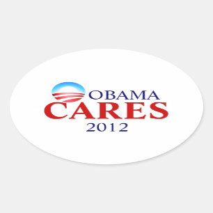 Adesivo Oval Obamacare significa cuidados de Obama!