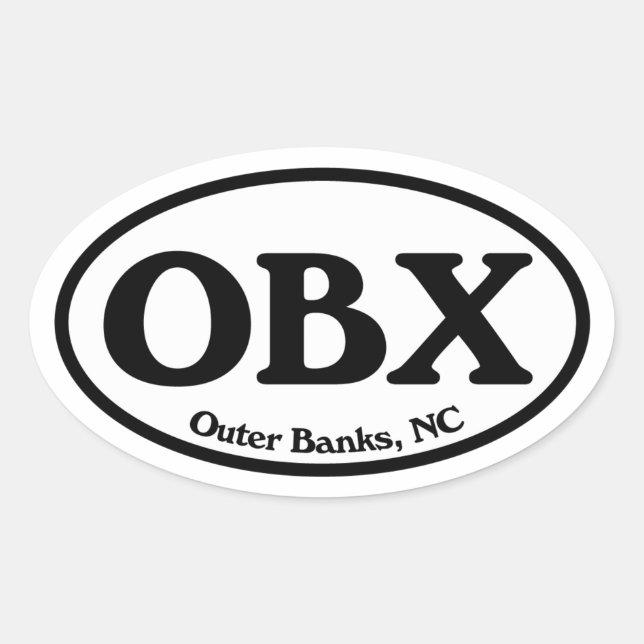 Adesivo Oval OBX Oval (Frente)