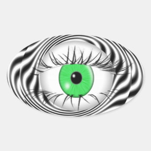 ADESIVO OVAL OLHO HIPNÓTICO - HYPNOTIST