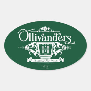 Adesivo Oval OLIVANDERS™ Fabricantes de Varinhas Finas