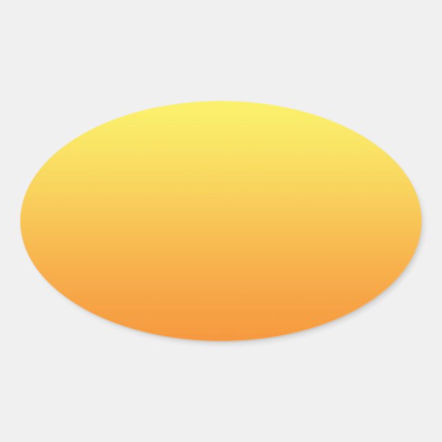 Adesivo Oval Ombro Amarelo e Laranja (Frente)