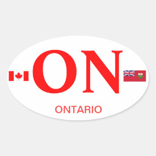 Adesivo Oval Ontario* Estilo Euro Oval Stkcer