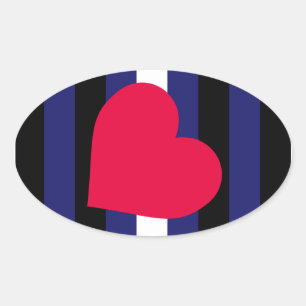 Adesivo Oval Orgulho de Couro