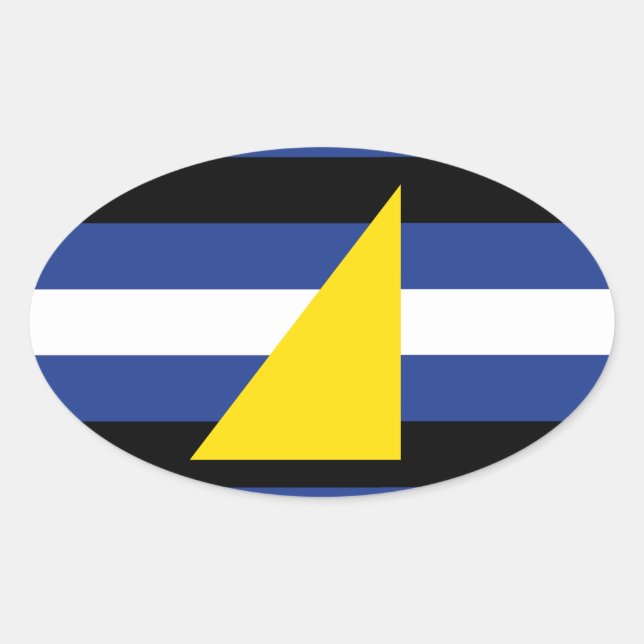 ADESIVO OVAL ORGULHO DE ESPORTE DE ÁGUA (Frente)