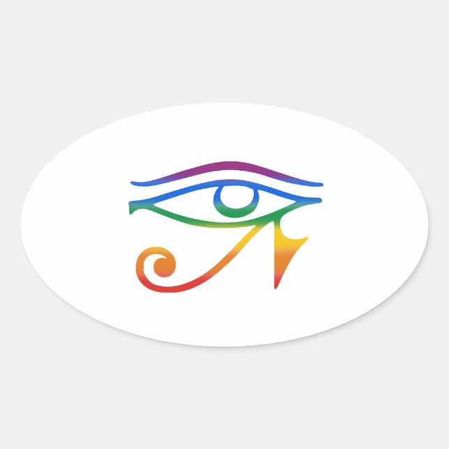 Adesivo Oval Orgulho do Gótico gay (Frente)