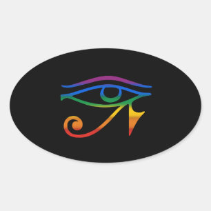 Adesivo Oval Orgulho do Gótico gay