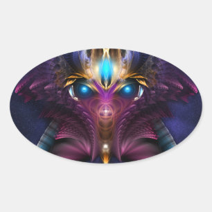 Adesivo Oval Orkolon Starfield