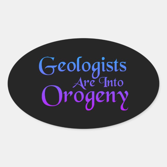 Adesivo Oval Orogeny Sticker (Frente)