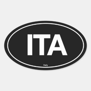 Adesivo Oval Oval de Italia
