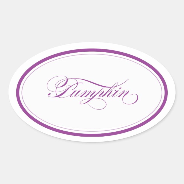 Adesivo Oval Oval Personalizado_Pumpkin (Frente)