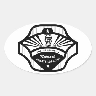 Adesivo Oval Oval Sticker da Rede Donaldson