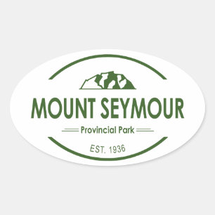 Adesivo Oval Parque Provincial Mount Seymour