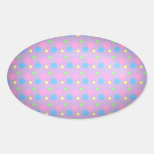 Adesivo Oval Páscoas