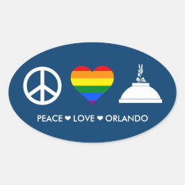 ADESIVO OVAL PEACE AMVE ORLANDO