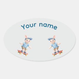 Adesivo Oval Pegatina Ovalada Sweet Collection